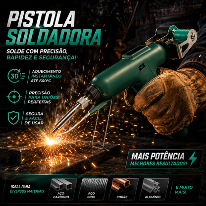SoldaMax 600 - Kit Pistola de Soldar Eléctrica Profesional