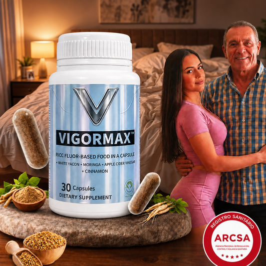 VIGORMAX - Más energía, confianza y vitalidad para tu bienestar masculino.